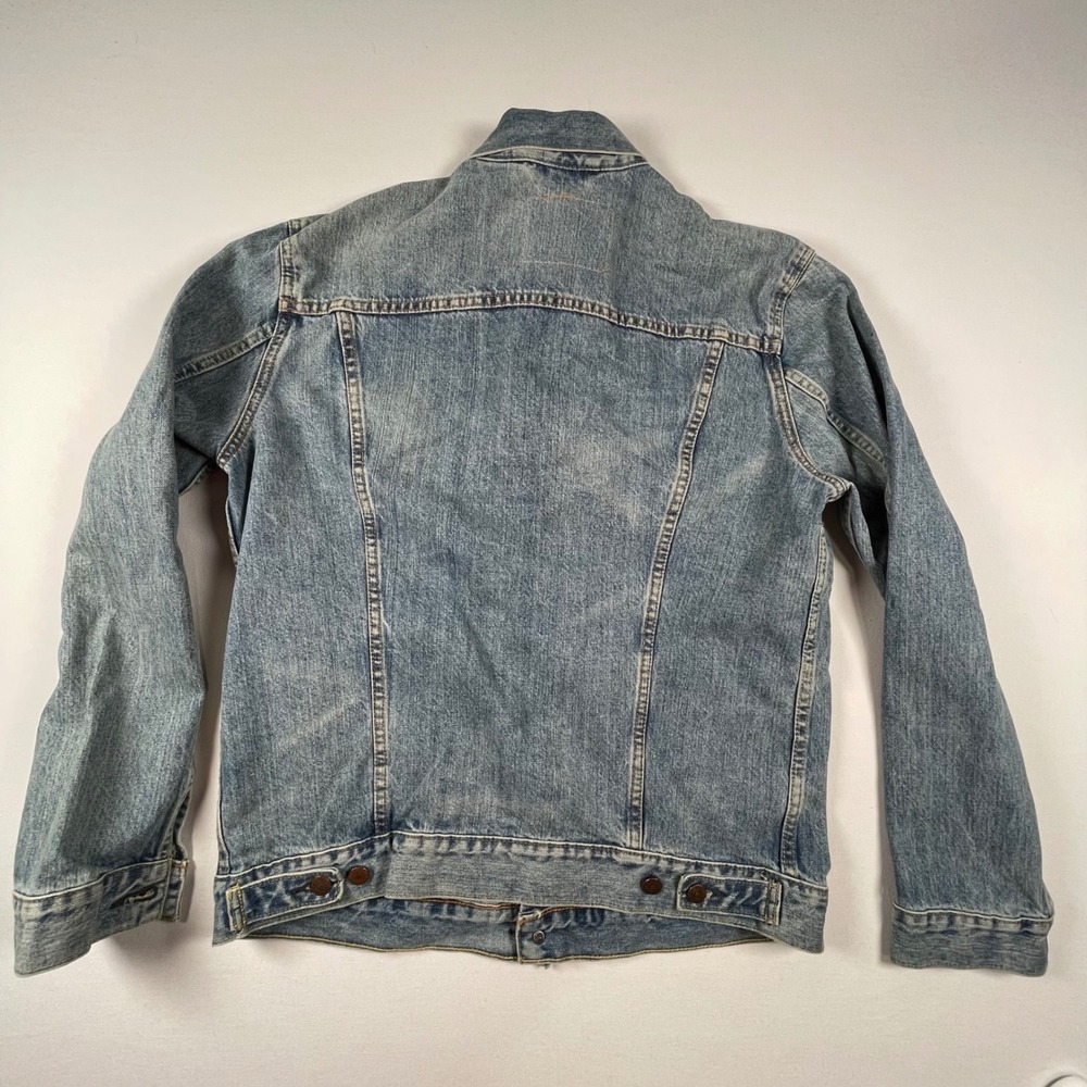 Levi's Denim Jacket Patches Chevrolet Plant‎ Security The Forgotten Majority L - Picture 8 of 8
